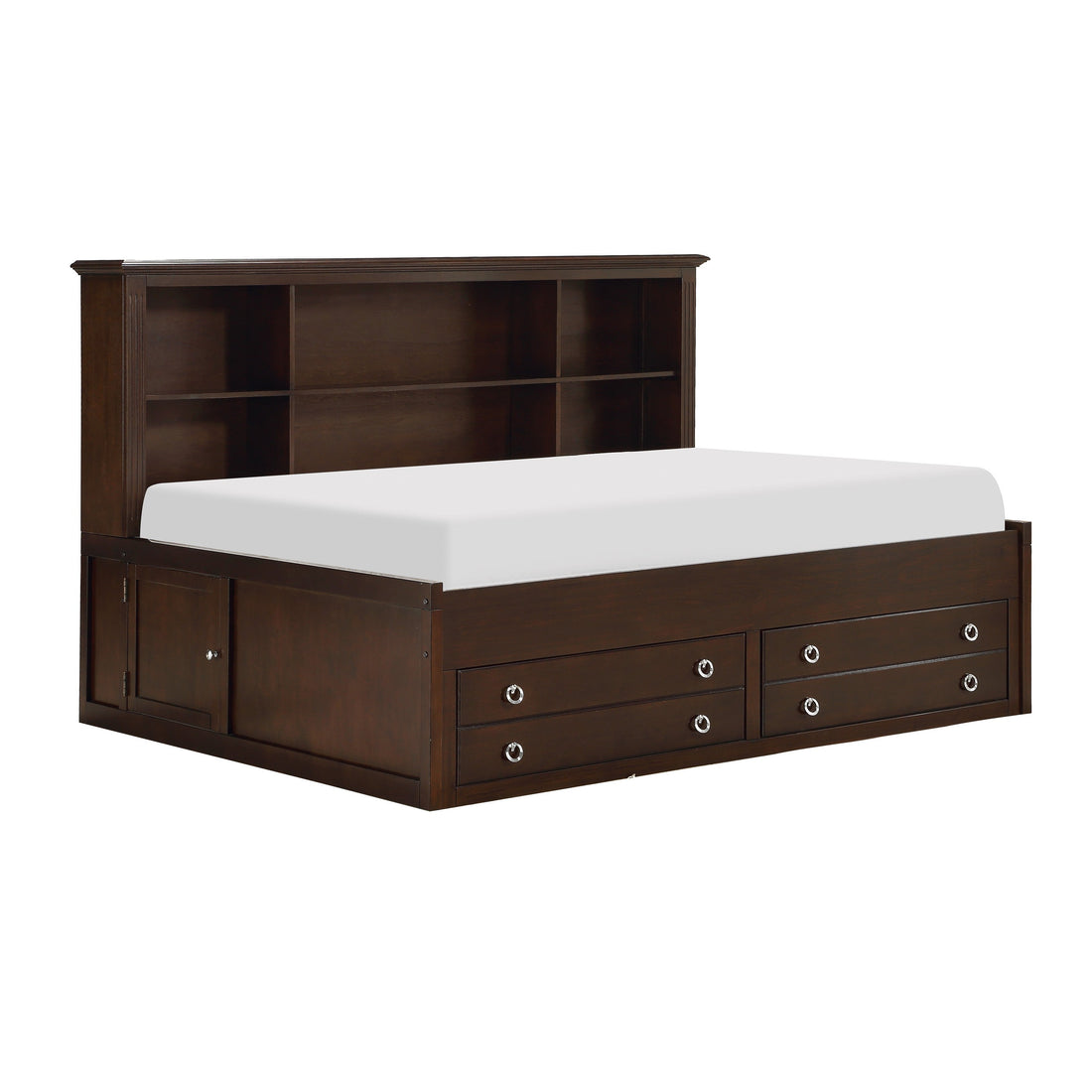 Meghan Espresso Full Lounge Storage Bed - 2058CPRF-1* - Bien Home Furniture &amp; Electronics