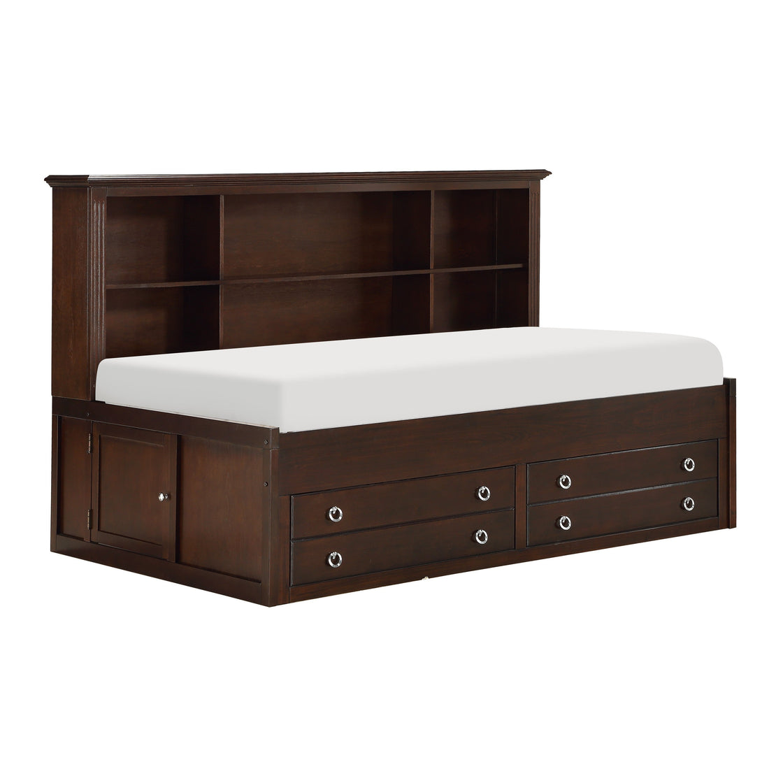 Meghan Espresso Twin Lounge Storage Bed - 2058CPRT-1* - Bien Home Furniture &amp; Electronics