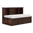 Meghan Espresso Twin Lounge Storage Bed - 2058CPRT-1* - Bien Home Furniture & Electronics