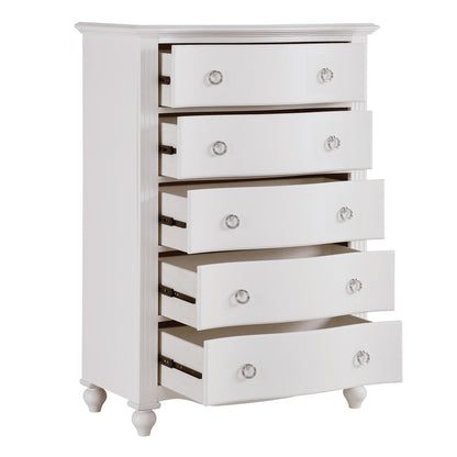 Meghan White Chest - 2058WH-9 - Bien Home Furniture &amp; Electronics