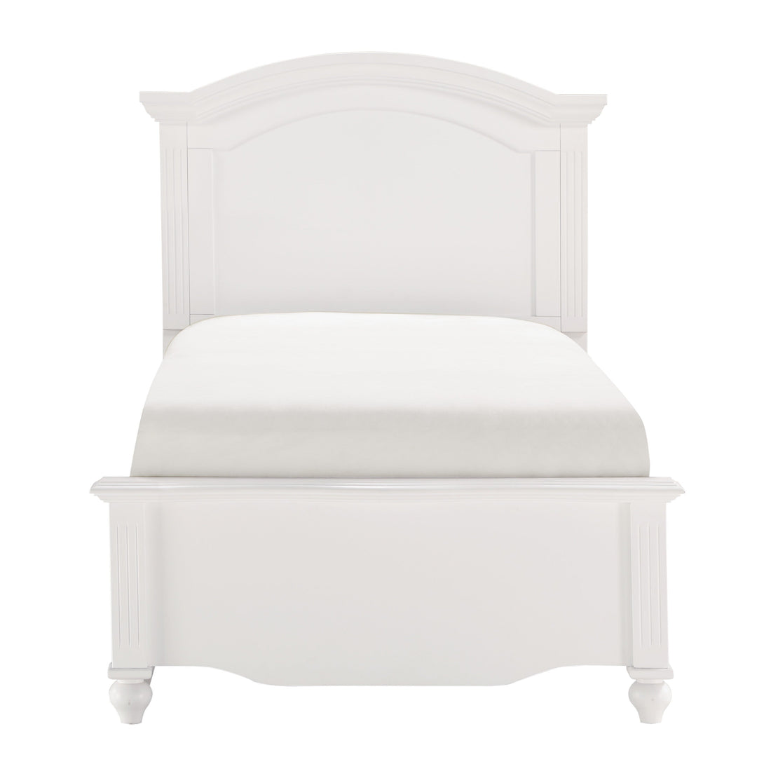 Meghan White Full Bed - 2058WHF-1* - Bien Home Furniture &amp; Electronics