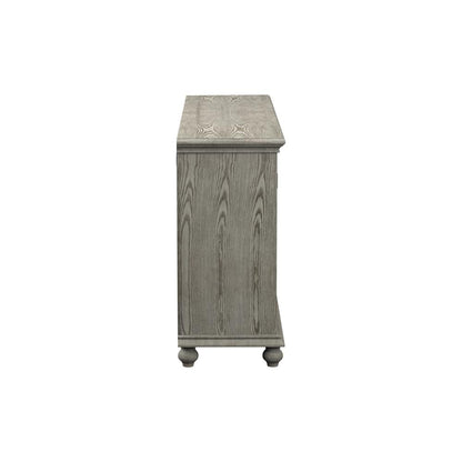 Melanie Antique White 4-Door Accent Cabinet - 952845 - Bien Home Furniture &amp; Electronics