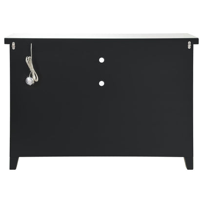 Melinda 2-Door Wine Cabinet with Lighting Mirror - 183627 - Bien Home Furniture &amp; Electronics