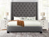 Melody Dark Gray Queen Upholstered Bed - SH229DGR-1 - Bien Home Furniture & Electronics