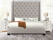Melody Gray Queen Upholstered Bed - SH229GRY-1 - Bien Home Furniture & Electronics