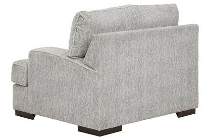 Mercado Pewter Oversized Chair - 8460423 - Bien Home Furniture &amp; Electronics