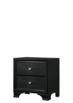 Micah Black Nightstand - B4350-2 - Bien Home Furniture & Electronics