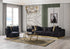 Michelle Black Velvet Curved Sectional - MICHELLE BK-SEC - Bien Home Furniture & Electronics