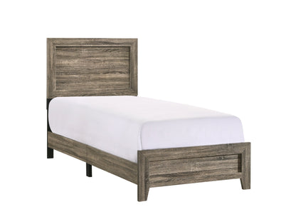 Millie Brown Twin Panel Bed - B9200-T-BED - Bien Home Furniture &amp; Electronics