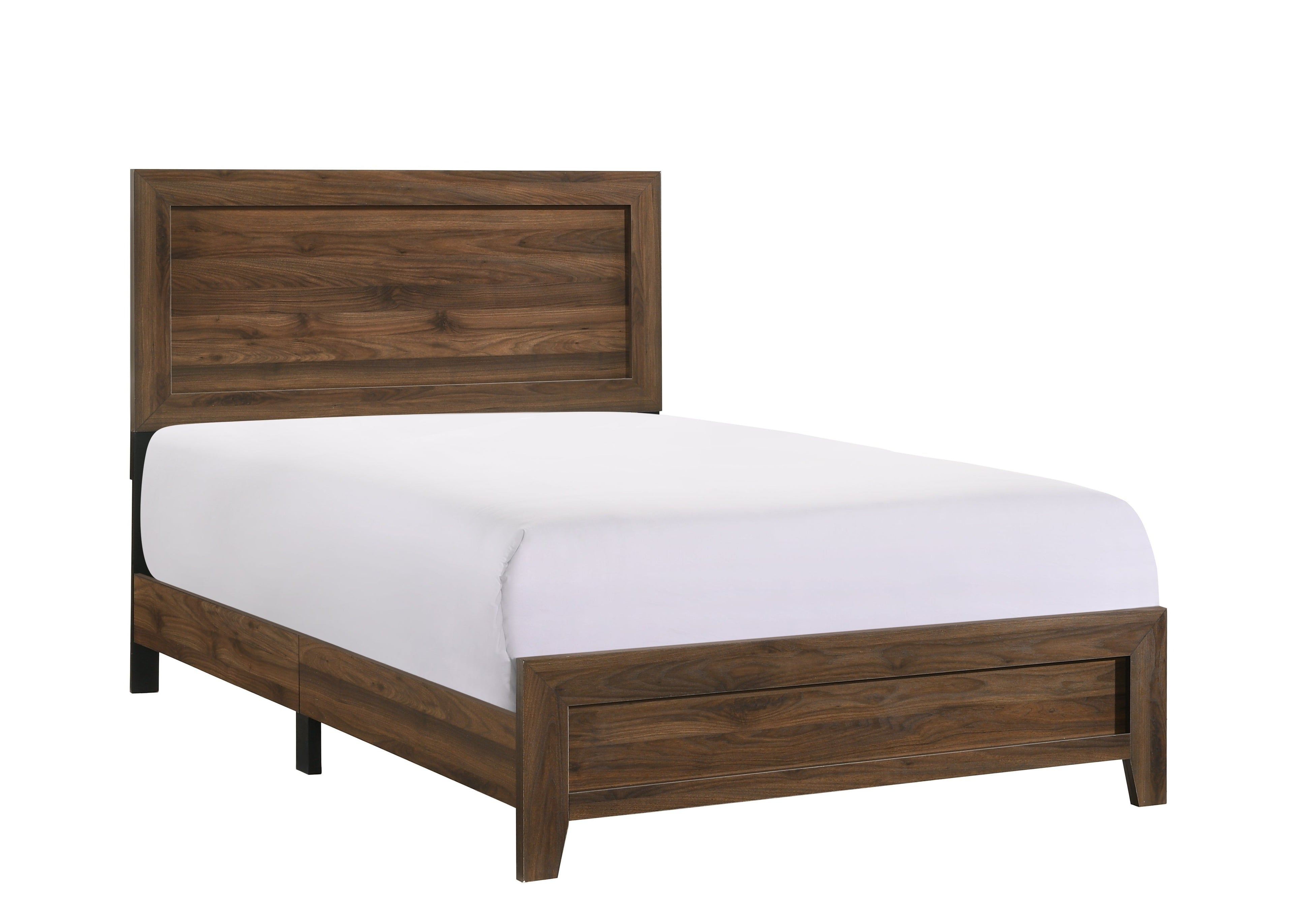 Millie Cherry Brown Full Panel Bed - B9250-F-BED - Bien Home Furniture &amp; Electronics