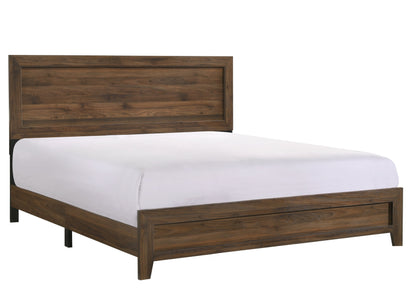 Millie Cherry Brown King Panel Bed - B9250-K-BED - Bien Home Furniture &amp; Electronics