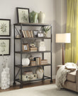 Millwood Natural/Rustic Black Bookcase - 5099-17 - Bien Home Furniture & Electronics