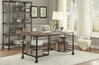 Millwood Natural/Rustic Black Writing Desk - 5099-15 - Bien Home Furniture & Electronics