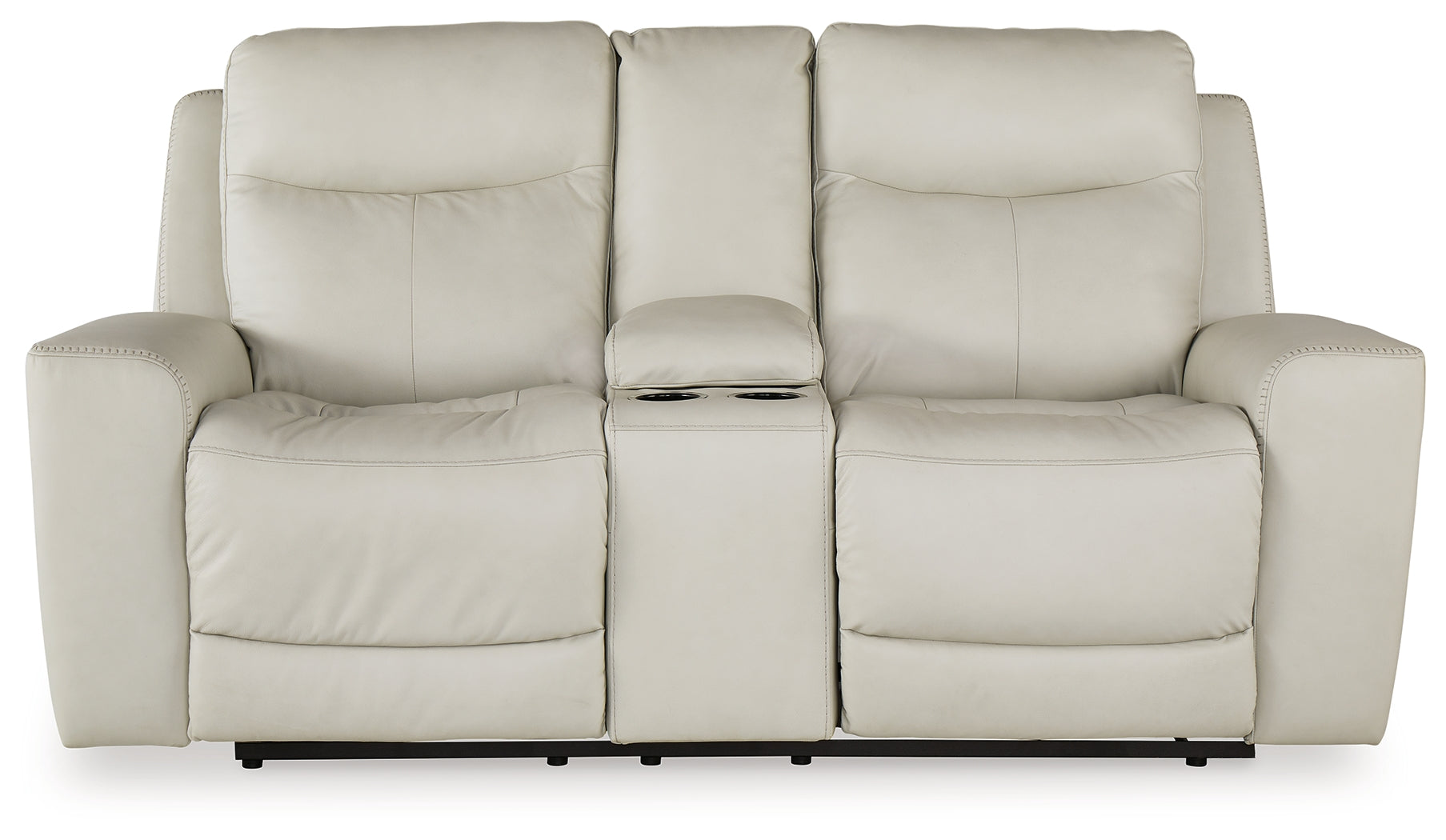 Mindanao Coconut Power Reclining Loveseat with Console - U5950518 - Bien Home Furniture &amp; Electronics