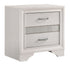 Miranda 2-Drawer Nightstand Tray White - 205112 - Bien Home Furniture & Electronics