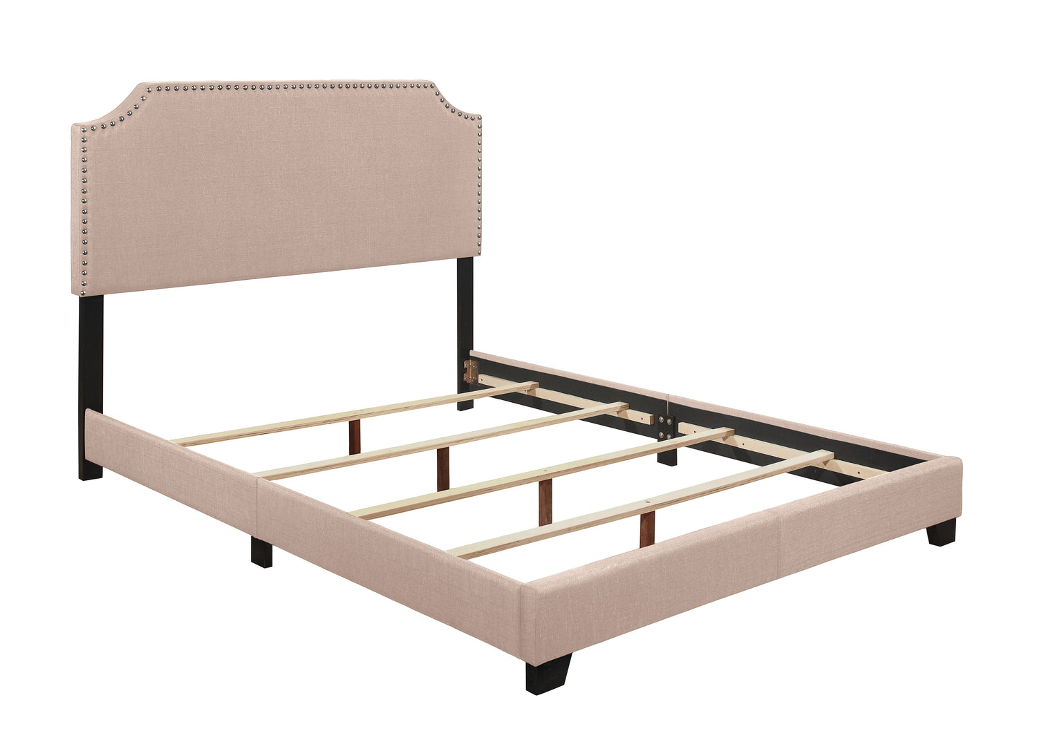 Miranda Beige Full Upholstered Bed - SH235FBGE-1 - Bien Home Furniture &amp; Electronics