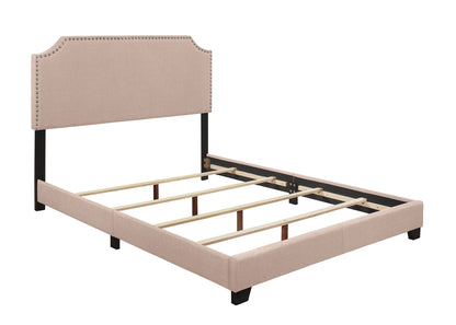 Miranda Beige King Upholstered Bed - SH235KBGE-1 - Bien Home Furniture &amp; Electronics