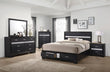 Miranda Black Storage Platform Bedroom Set - SET | 206361Q | 206362 | 206365 - Bien Home Furniture & Electronics