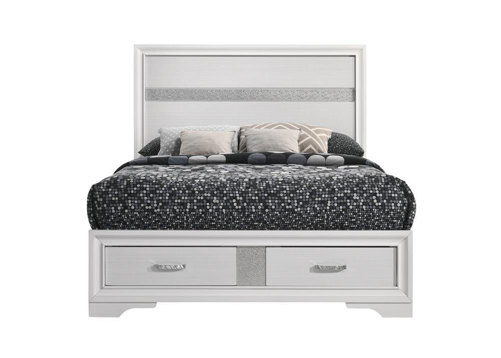 Miranda Full Storage Bed White - 205111F - Bien Home Furniture &amp; Electronics