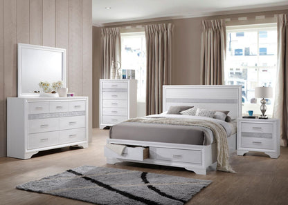 Miranda Platform Storage Bedroom Set - 205111KW-S4 - Bien Home Furniture &amp; Electronics