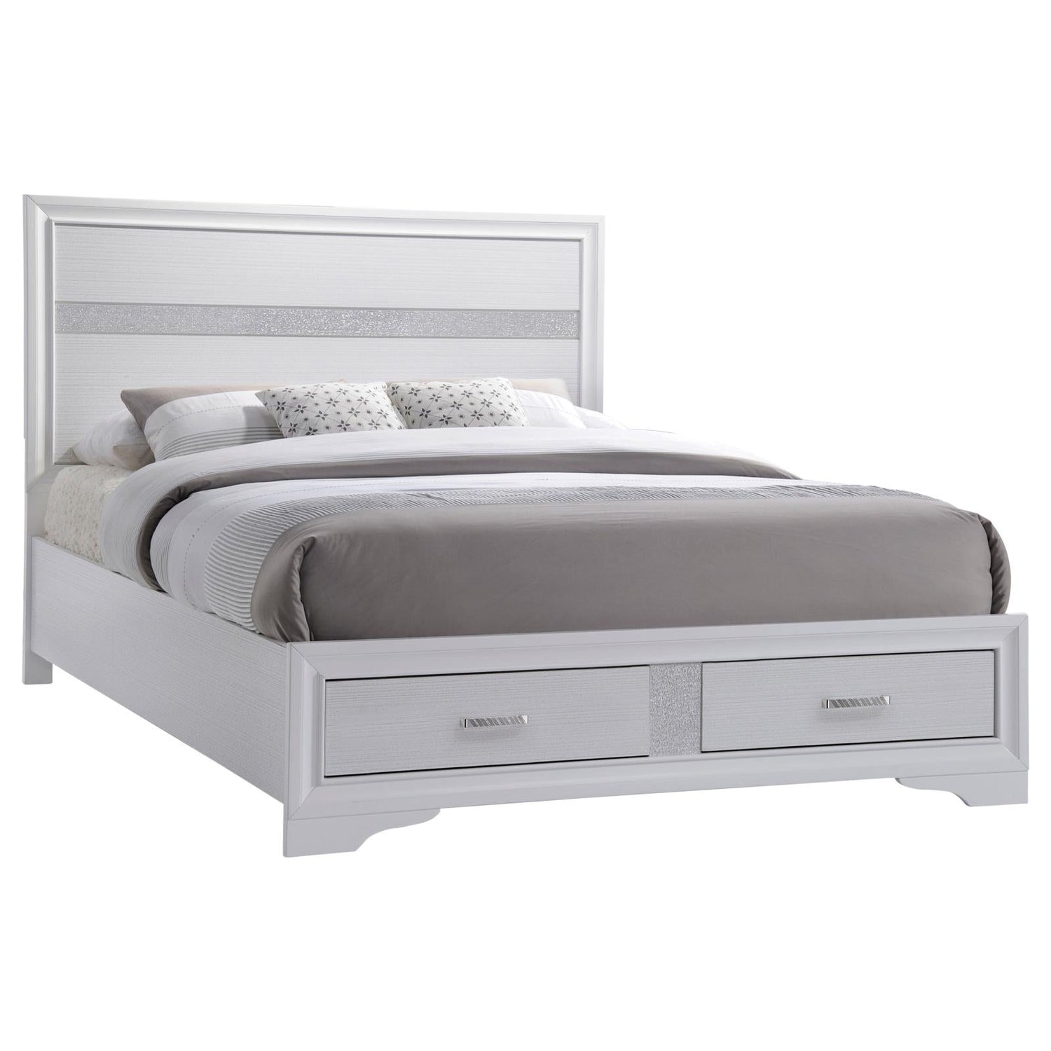 Miranda Platform Storage Bedroom Set - 205111KW-S4 - Bien Home Furniture &amp; Electronics