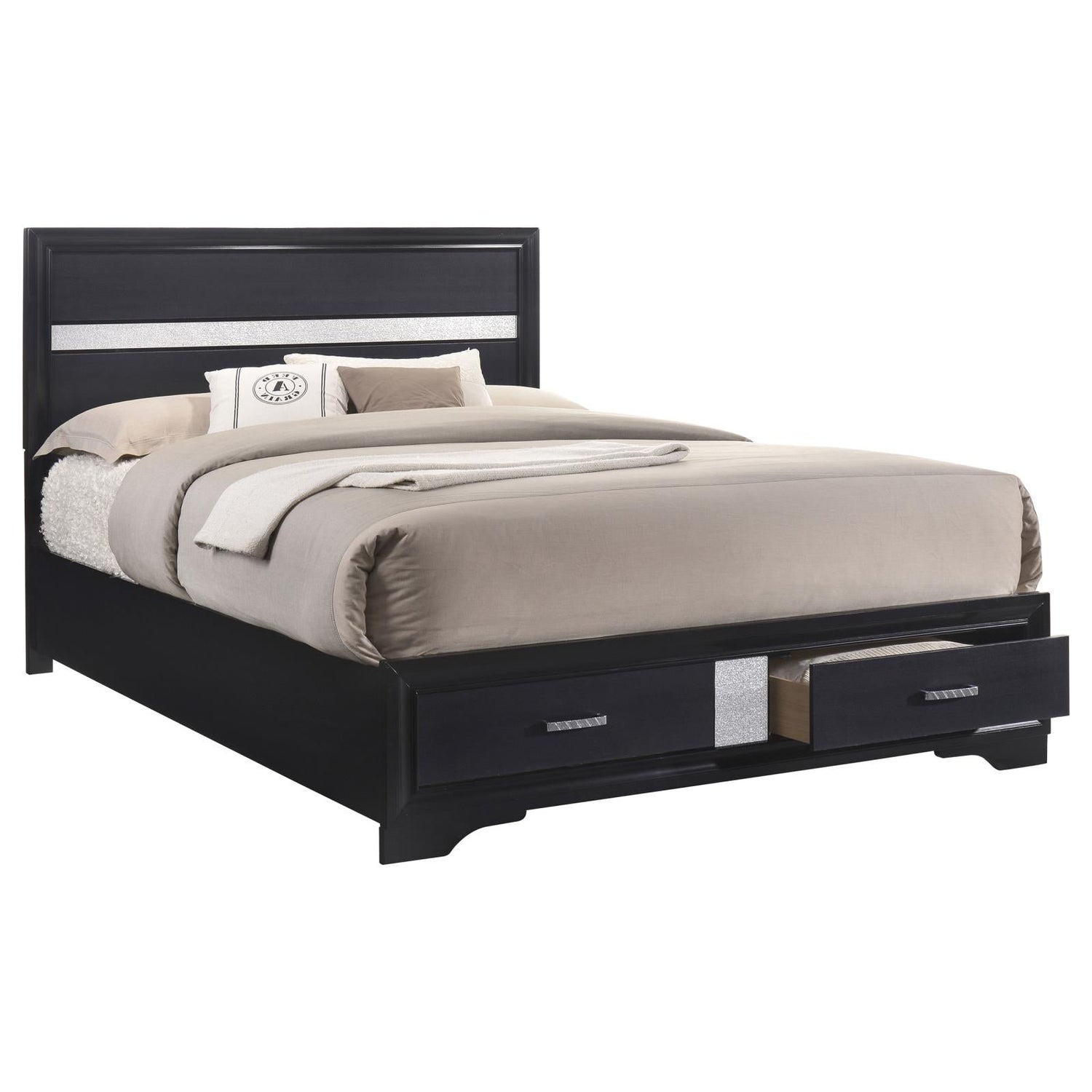 Miranda Platform Storage Bedroom Set - 206361KW-S4 - Bien Home Furniture &amp; Electronics