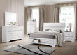 Miranda White Storage Platform Bedroom Set - SET | 205111Q | 205112 | 205115 - Bien Home Furniture & Electronics