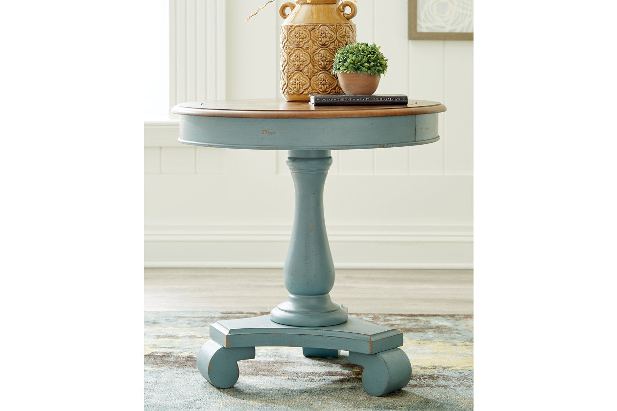 Mirimyn Teal/Brown Accent Table - A4000379 - Bien Home Furniture &amp; Electronics