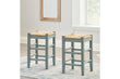 Mirimyn Teal Counter Height Barstool, Set of 2 - D508-324 - Bien Home Furniture & Electronics