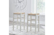 Mirimyn White Bar Height Barstool, Set of 2 - D508-230 - Bien Home Furniture & Electronics