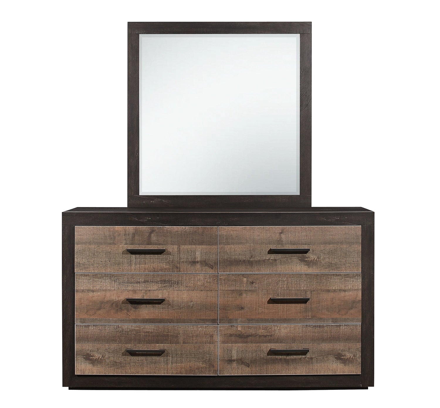 Miter Brown Mirror (Mirror Only) - 1762-6 - Bien Home Furniture &amp; Electronics