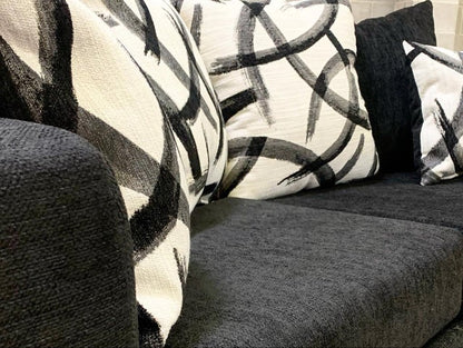Monroe Black Sofa &amp; Loveseat - 110-2PC BLACK - Bien Home Furniture &amp; Electronics