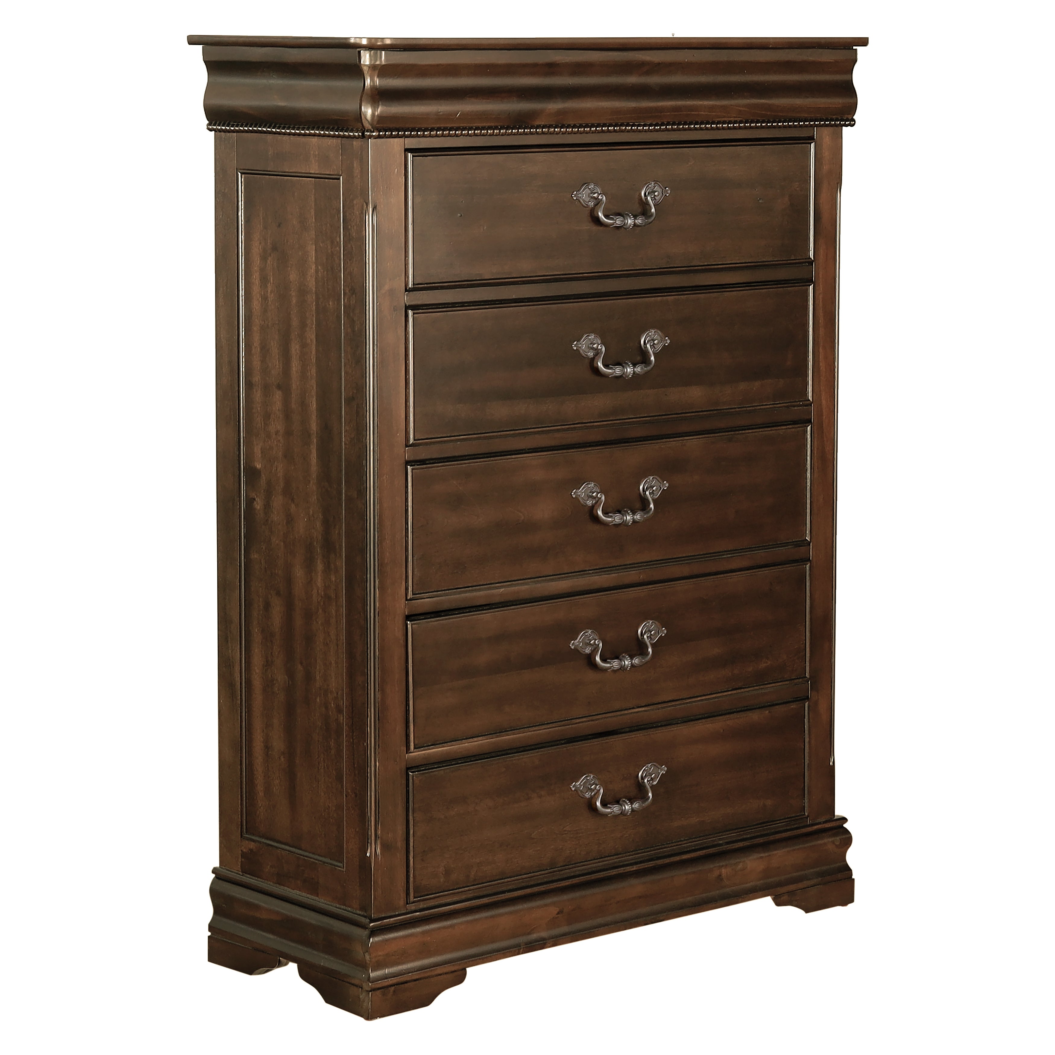 Mont Belvieu Dark Cherry Chest, Hidden Drawer - 1869-9 - Bien Home Furniture &amp; Electronics