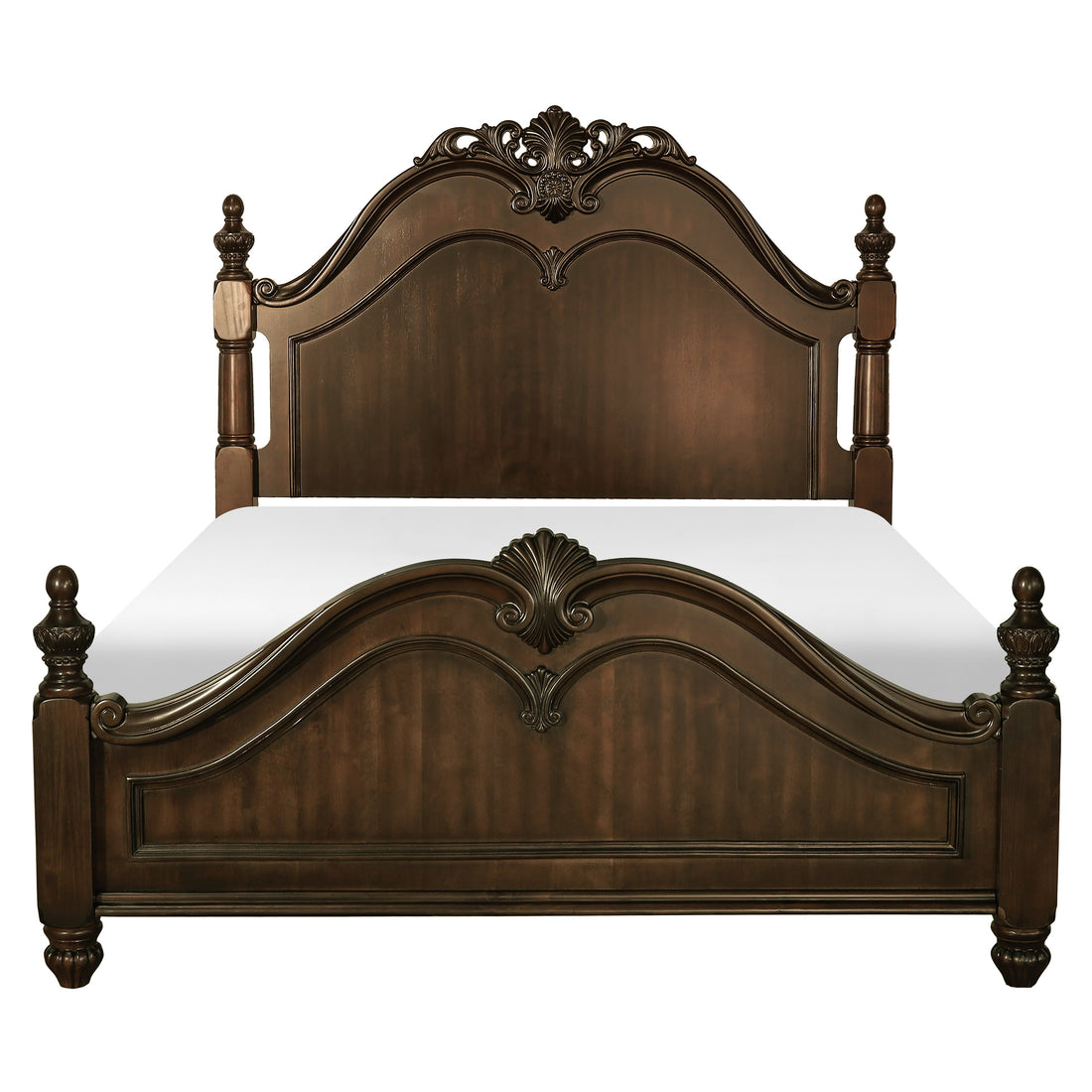 Mont Belvieu Dark Cherry Eastern King Bed - 1869K-1EK* - Bien Home Furniture &amp; Electronics
