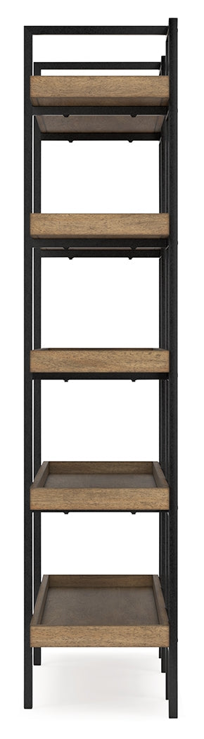 Montia Light Brown 76" Bookcase - H632-70 - Bien Home Furniture &amp; Electronics