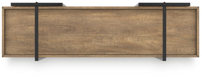 Montia Light Brown 76" Bookcase - H632-70 - Bien Home Furniture &amp; Electronics