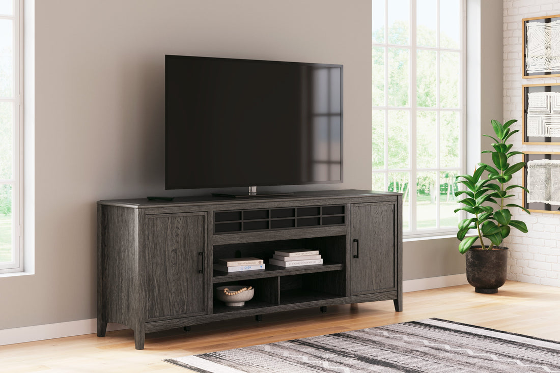 Montillan Grayish Brown 84&quot; TV Stand - W651-68 - Bien Home Furniture &amp; Electronics