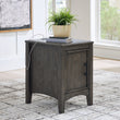 Montillan Grayish Brown Chairside End Table - T651-7 - Bien Home Furniture & Electronics