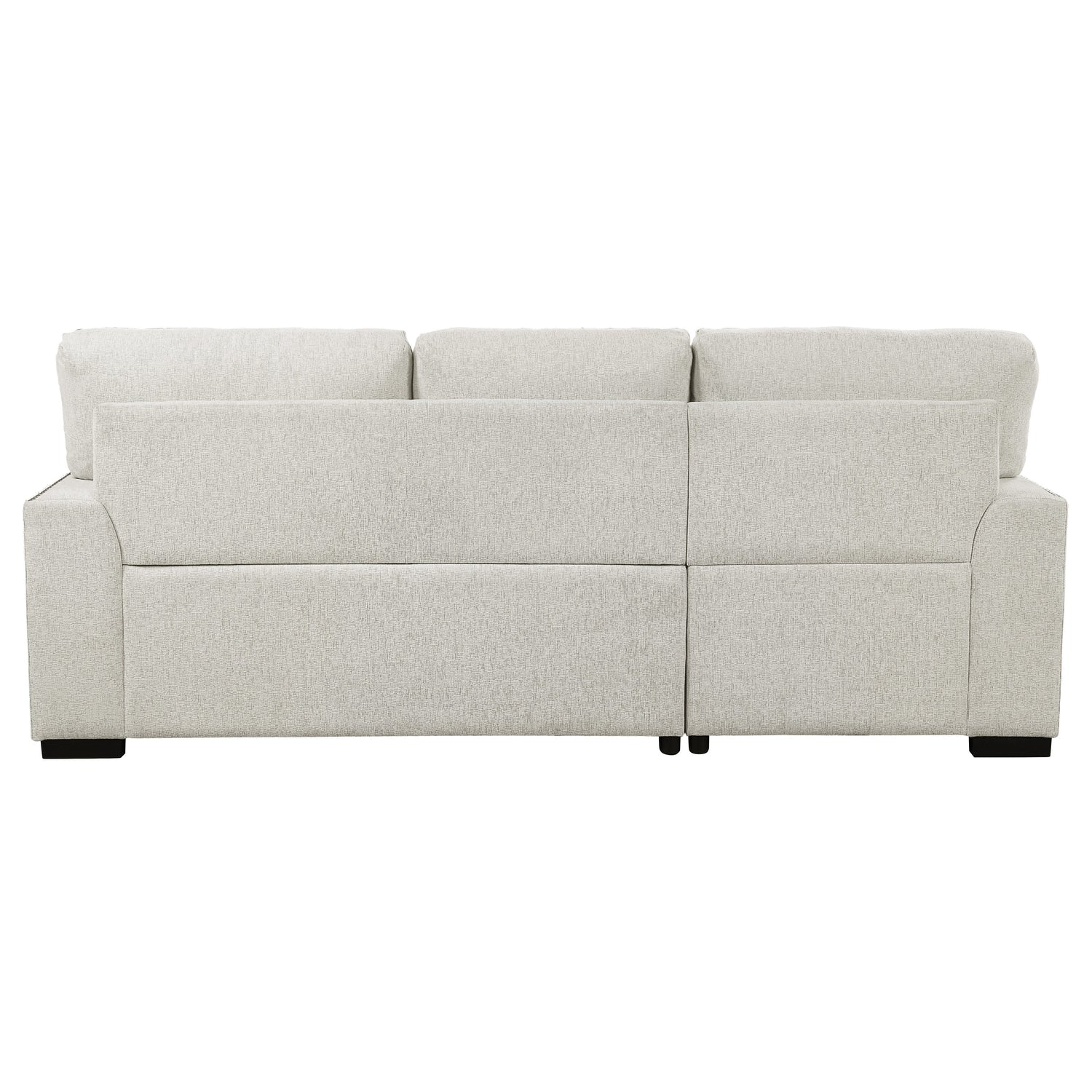 Morelia Beige LAF Storage Sleeper Sofa Chaise - 9468BE*2LC2R - Bien Home Furniture &amp; Electronics