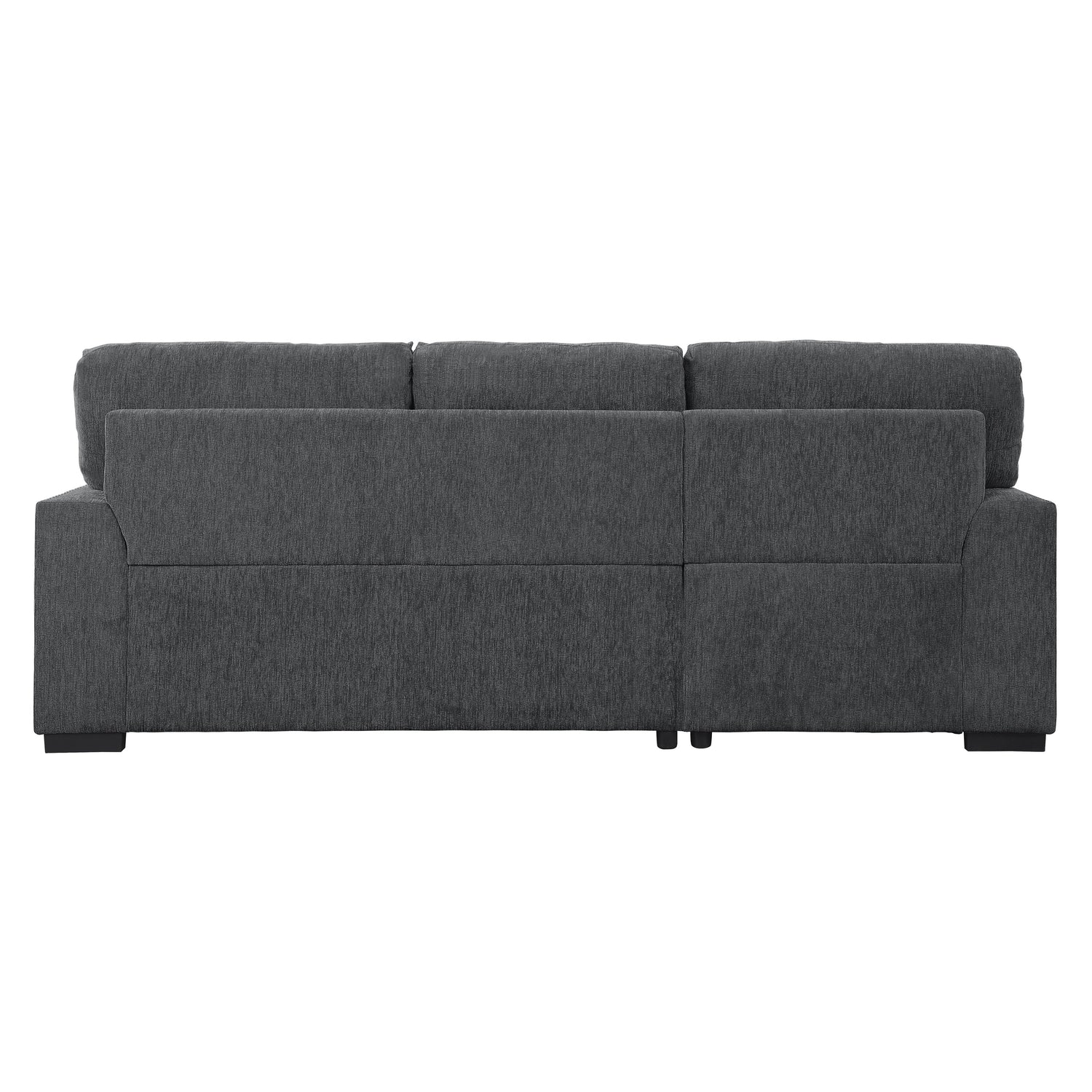 Morelia Charcoal LAF Storage Sleeper Sofa Chaise - 9468CC*2LC2R - Bien Home Furniture &amp; Electronics