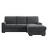 Morelia Charcoal RAF Storage Sleeper Sofa Chaise - 9468CC*2RC2L - Bien Home Furniture & Electronics
