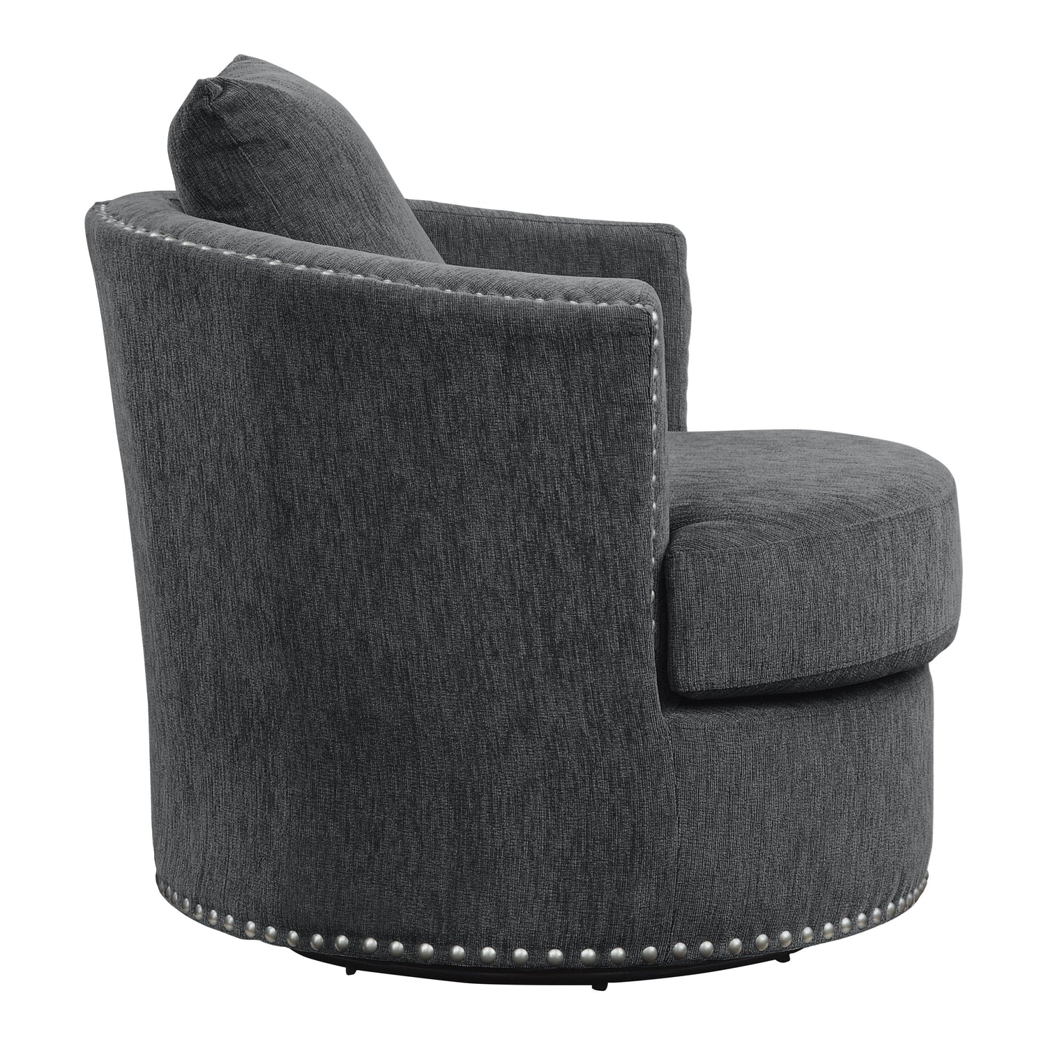 Morelia Charcoal Swivel Chair - 9468CC-1 - Bien Home Furniture &amp; Electronics