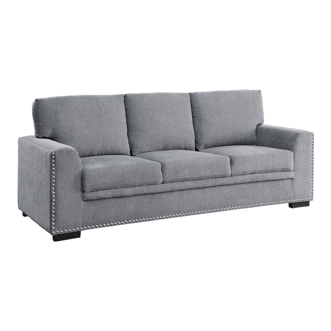 Morelia Dark Gray Sofa - 9468DG-3 - Bien Home Furniture &amp; Electronics