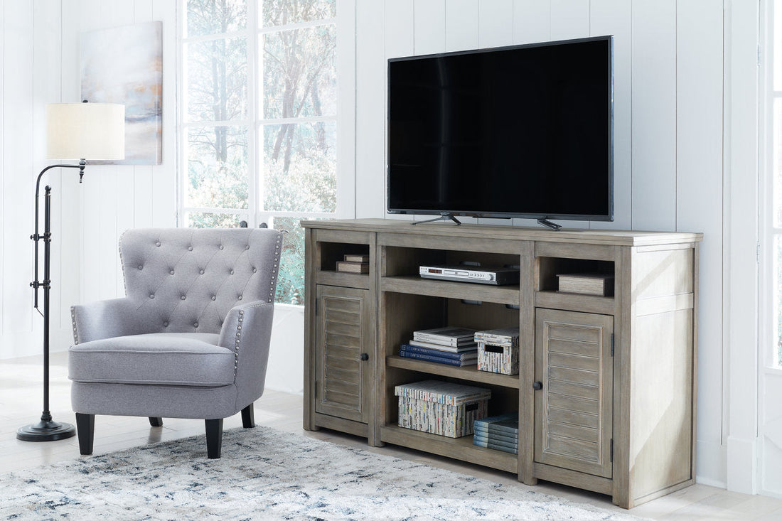 Moreshire Bisque 72&quot; TV Stand - W659-68 - Bien Home Furniture &amp; Electronics