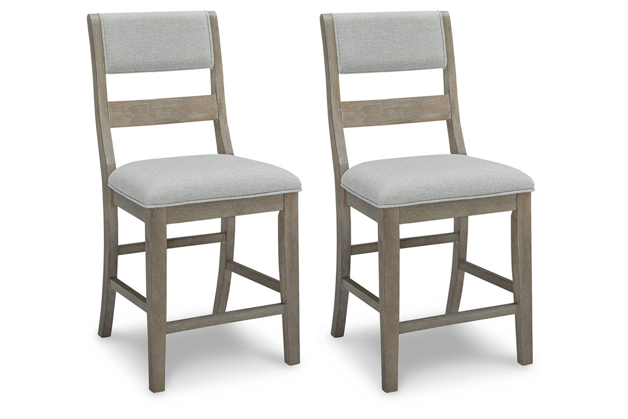 Moreshire Bisque Counter Height Chair, Set of 2 - D799-124 - Bien Home Furniture &amp; Electronics