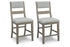 Moreshire Bisque Counter Height Chair, Set of 2 - D799-124 - Bien Home Furniture & Electronics