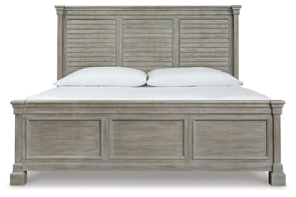 Moreshire Bisque King Panel Bed - SET | B799-56 | B799-58 | B799-97 - Bien Home Furniture &amp; Electronics