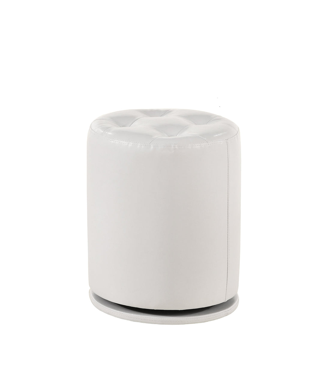 Morgan White Round Swivel Stool - B4851WH-93 - Bien Home Furniture & Electronics