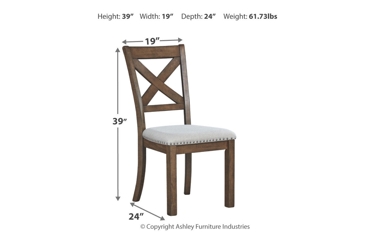 Moriville Beige Dining Chair, Set of 2 - D631-01 - Bien Home Furniture &amp; Electronics