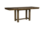 Moriville Grayish Brown Counter Height Dining Extension Table - D631-32 - Bien Home Furniture & Electronics